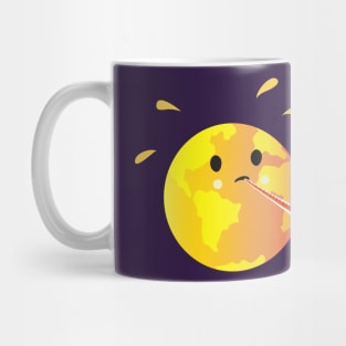 Hot Earth Climate Change Mug